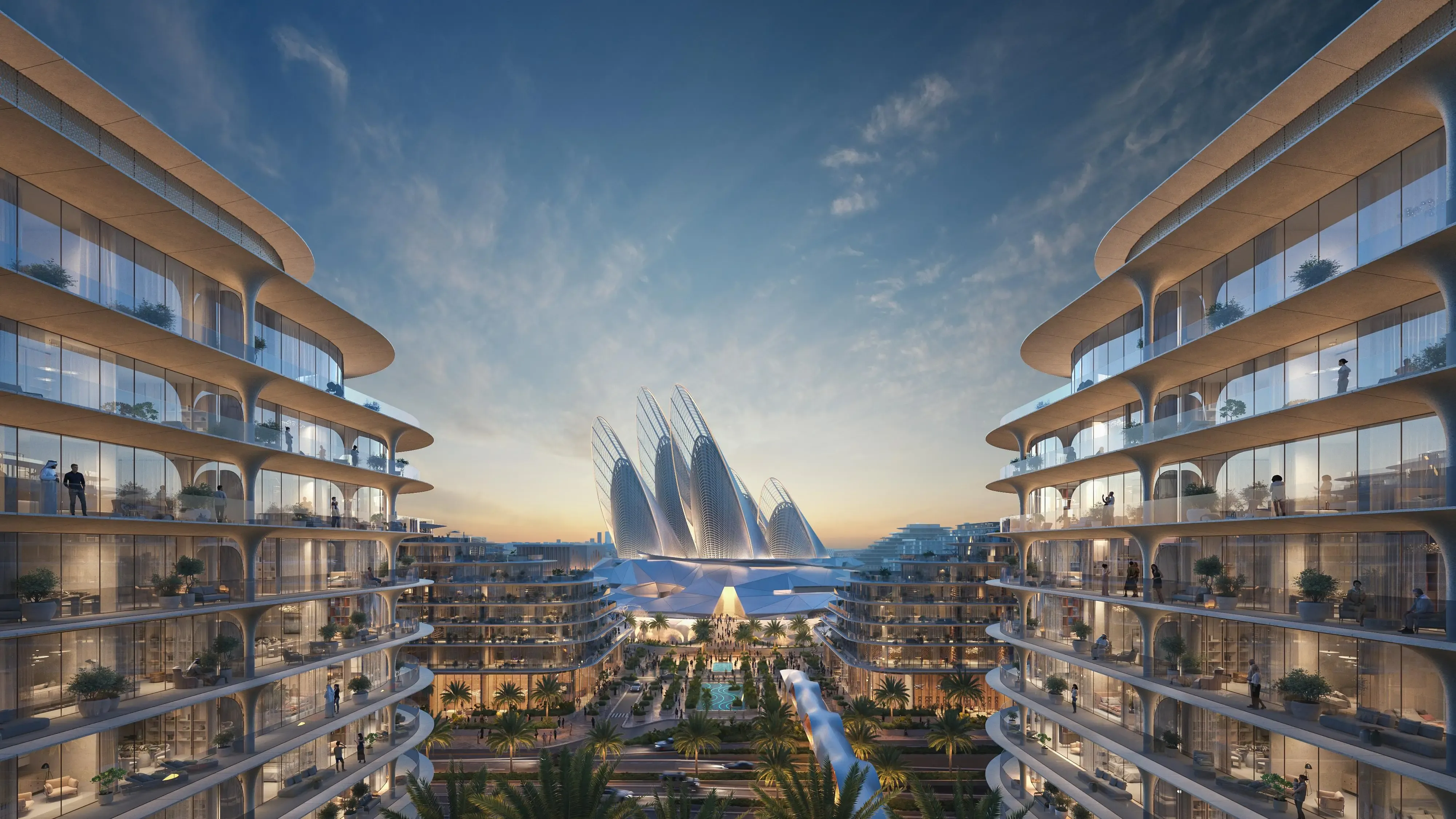 Aldar The Row Saadiyat premium residential exterior view