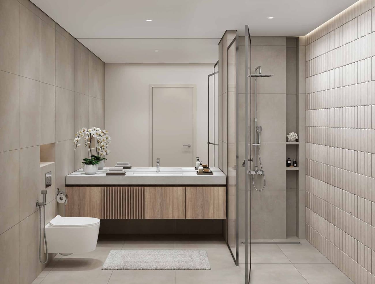 Solea by Taraf luxury bathroom with sophisticated contemporary design
