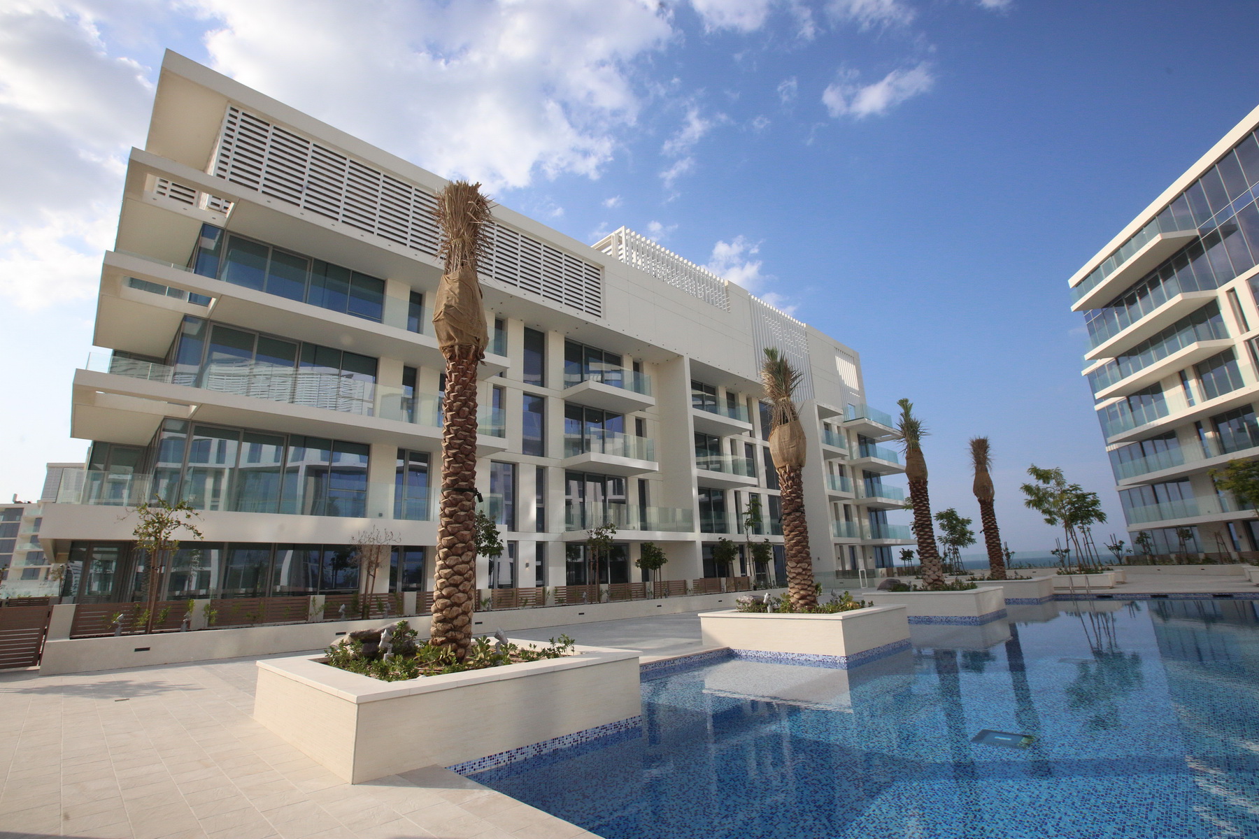 Beachfront view of Mamsha residences with direct Soul Beach access and uninterrupted sea views